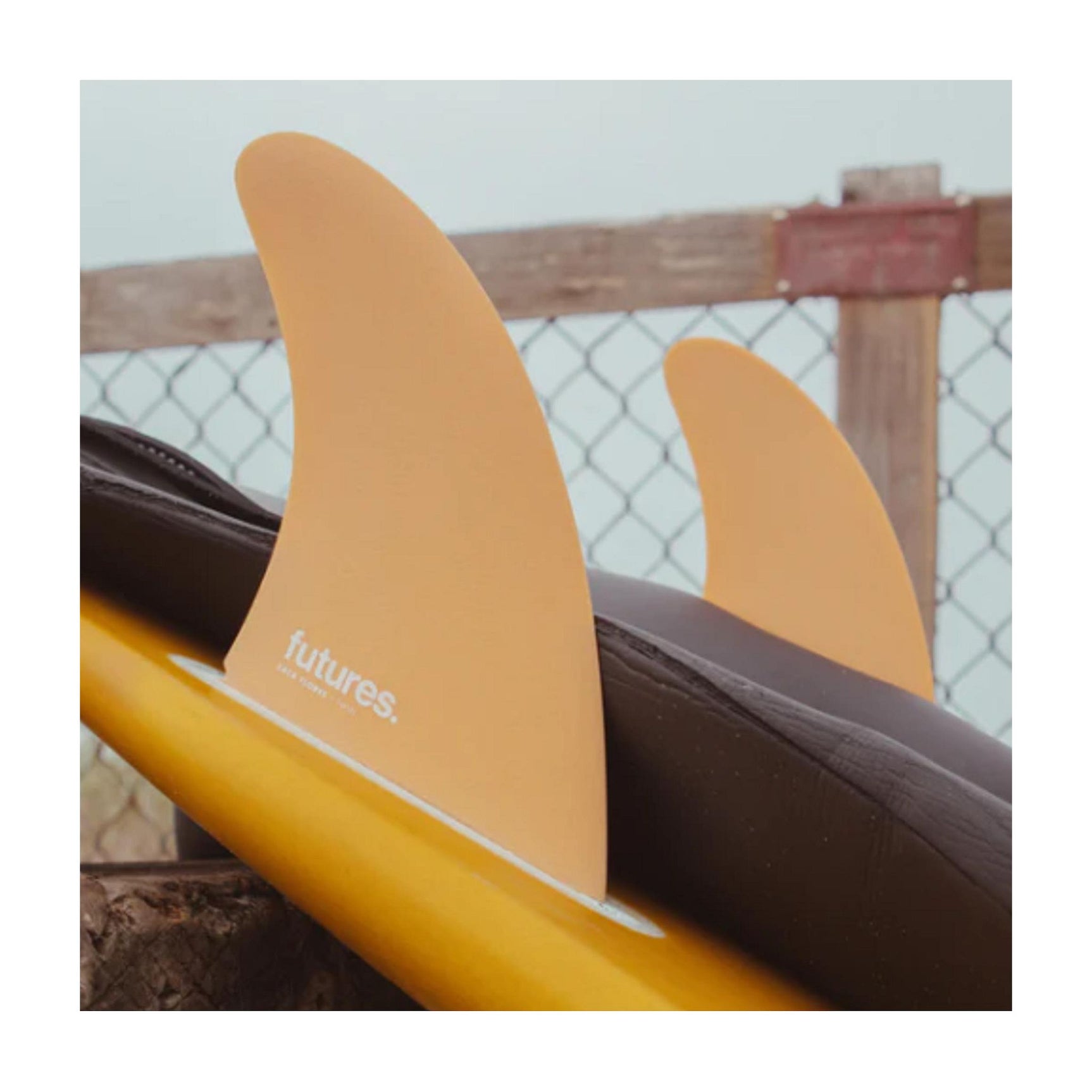 FUTURES Twin Fin Set Zack Flores fiberglass