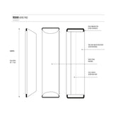 ROAM Dachauflage Surfboard Flach Polster Pad