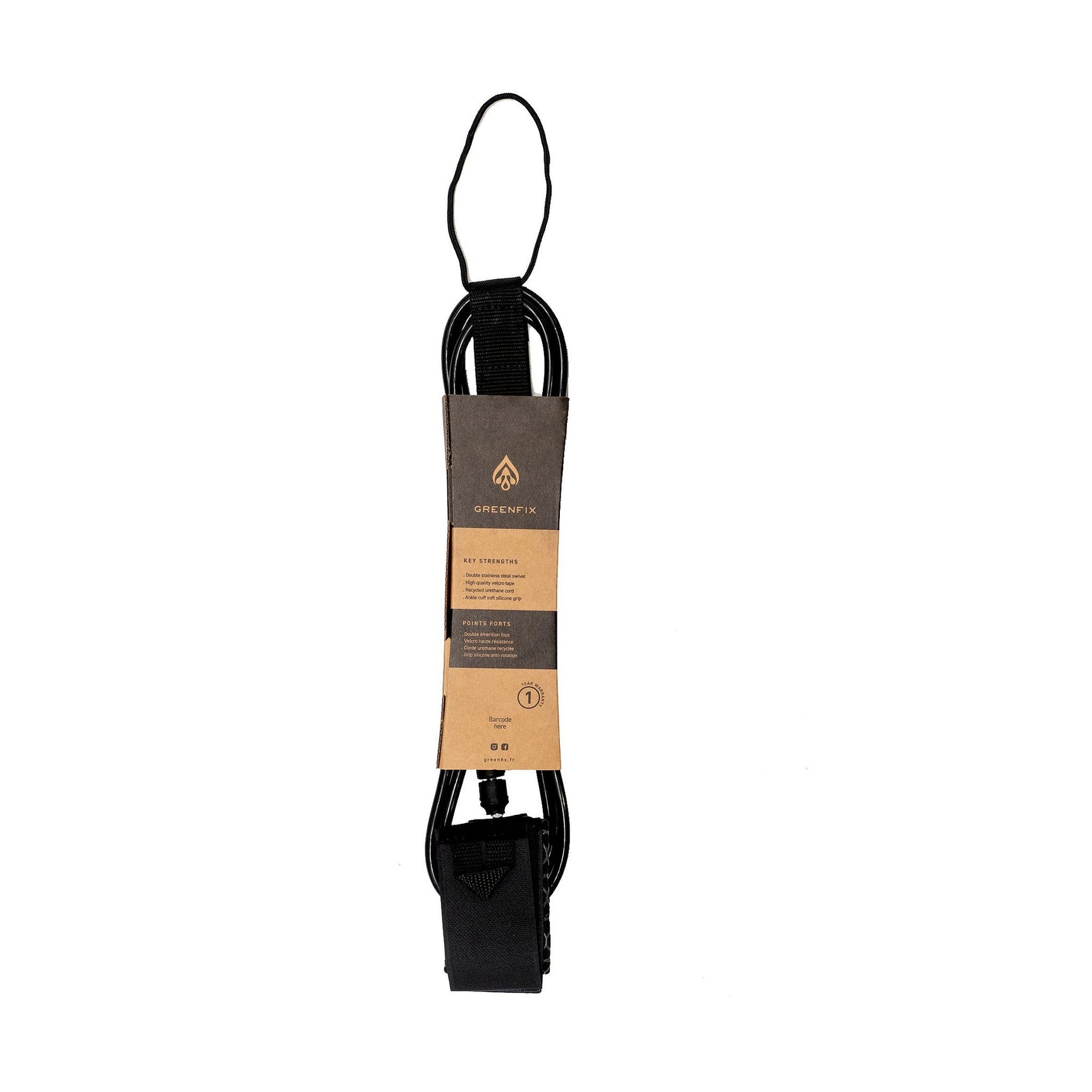 GREENFIX Surfboard Leash Recycled PU