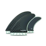 FUTURES Twin +1 Tri Fin Set Blackstix