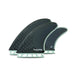FUTURES Twin +1 Tri Fin Set Blackstix