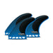 FUTURES Thruster Fin Set R6 Blackstix Rake