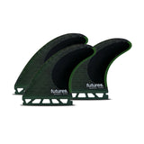 FUTURES Thruster Fin Set F8 Blackstix
