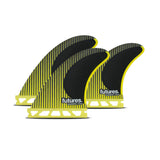 FUTURES Thruster Fin Set P4 Blackstix Pivot