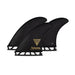 FUTURES Thruster Fin Set Dark Arts Fiberglass