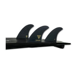 FUTURES Thruster Fin Set Dark Arts Fiberglass