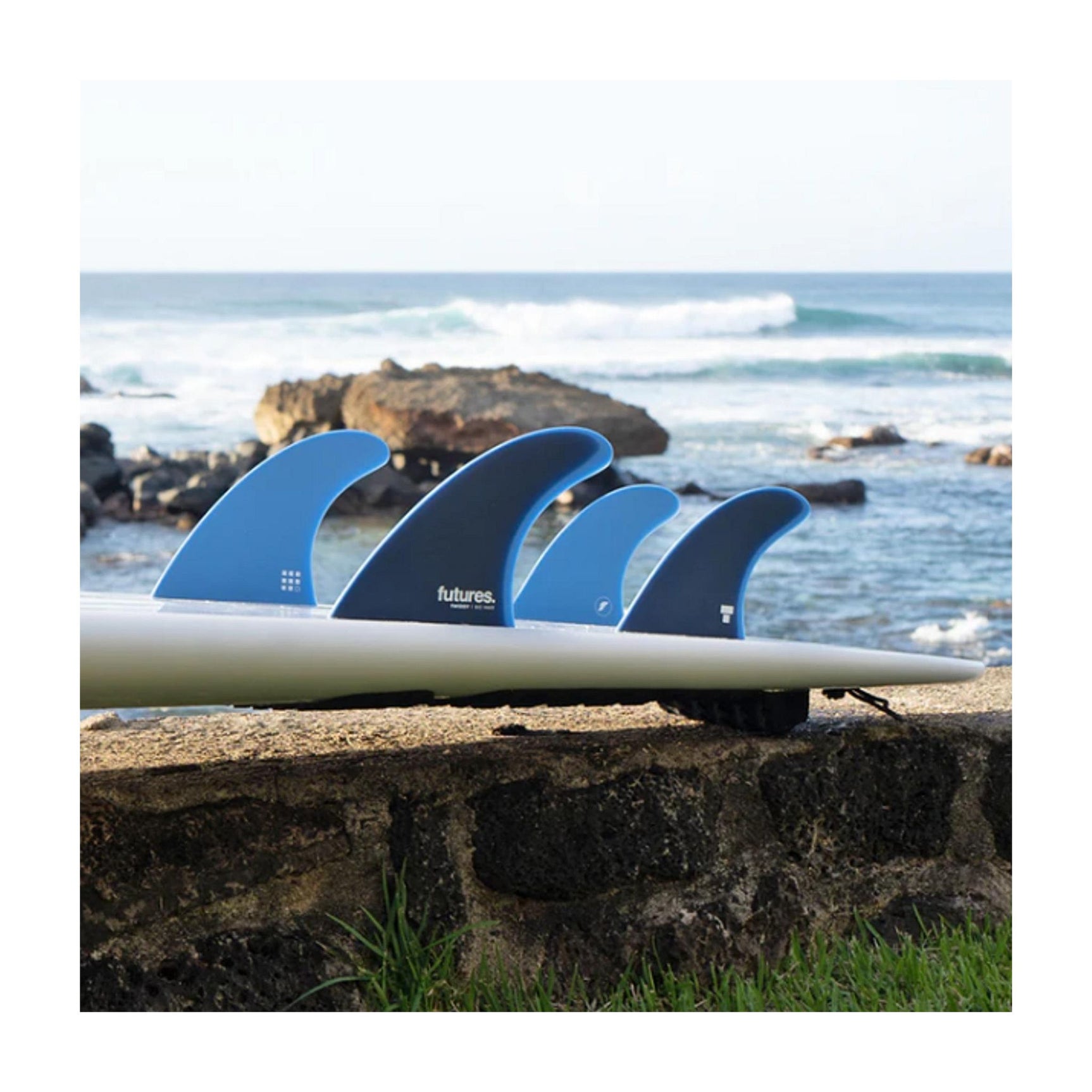 FUTURES Quad Thruster 5 Fin Set Twiggy Big Wave