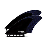 FUTURES Twin Fin Set Rasta Keel Honeycomb