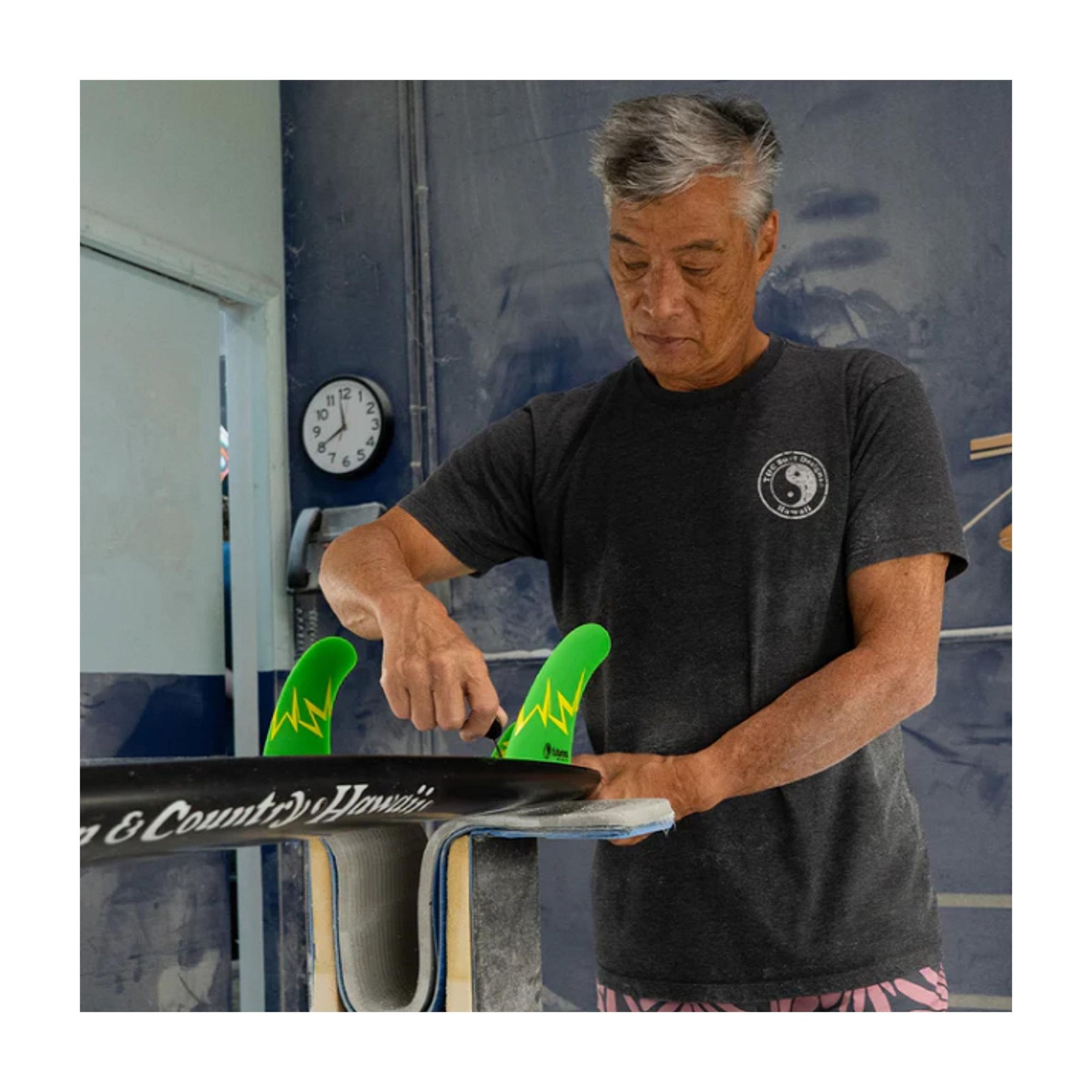 FUTURES Twin+1 Fin Set Glenn Pang Fiberglass