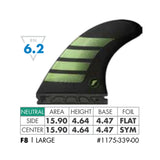 FUTURES Thruster Fin Set F8 Alpha