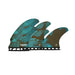 FUTURES Quad Thruster 5 Fin Set Christenson Honeycomb