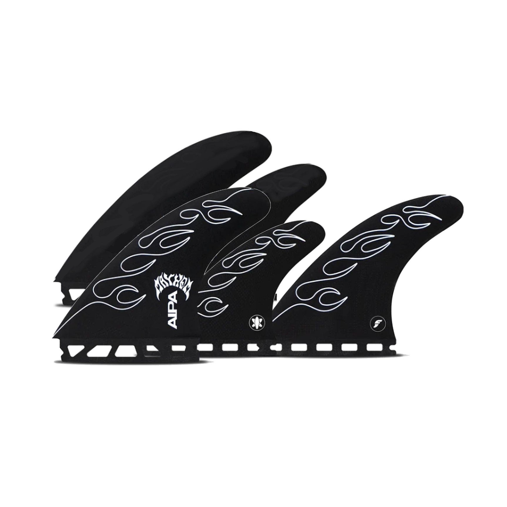 FUTURES Quad Thruster 5 Fin Set Aipa X Mayhem