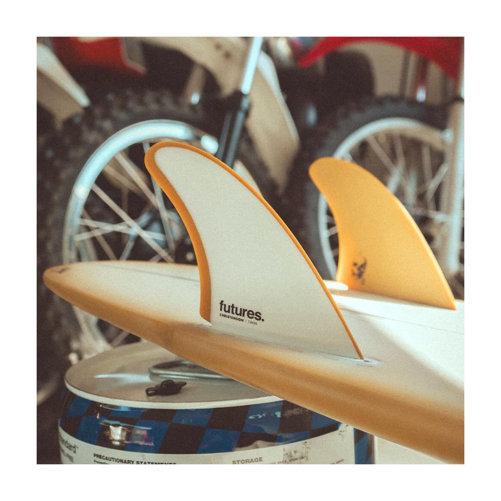 Futures Twin Fin Set Christenson Fiberglass