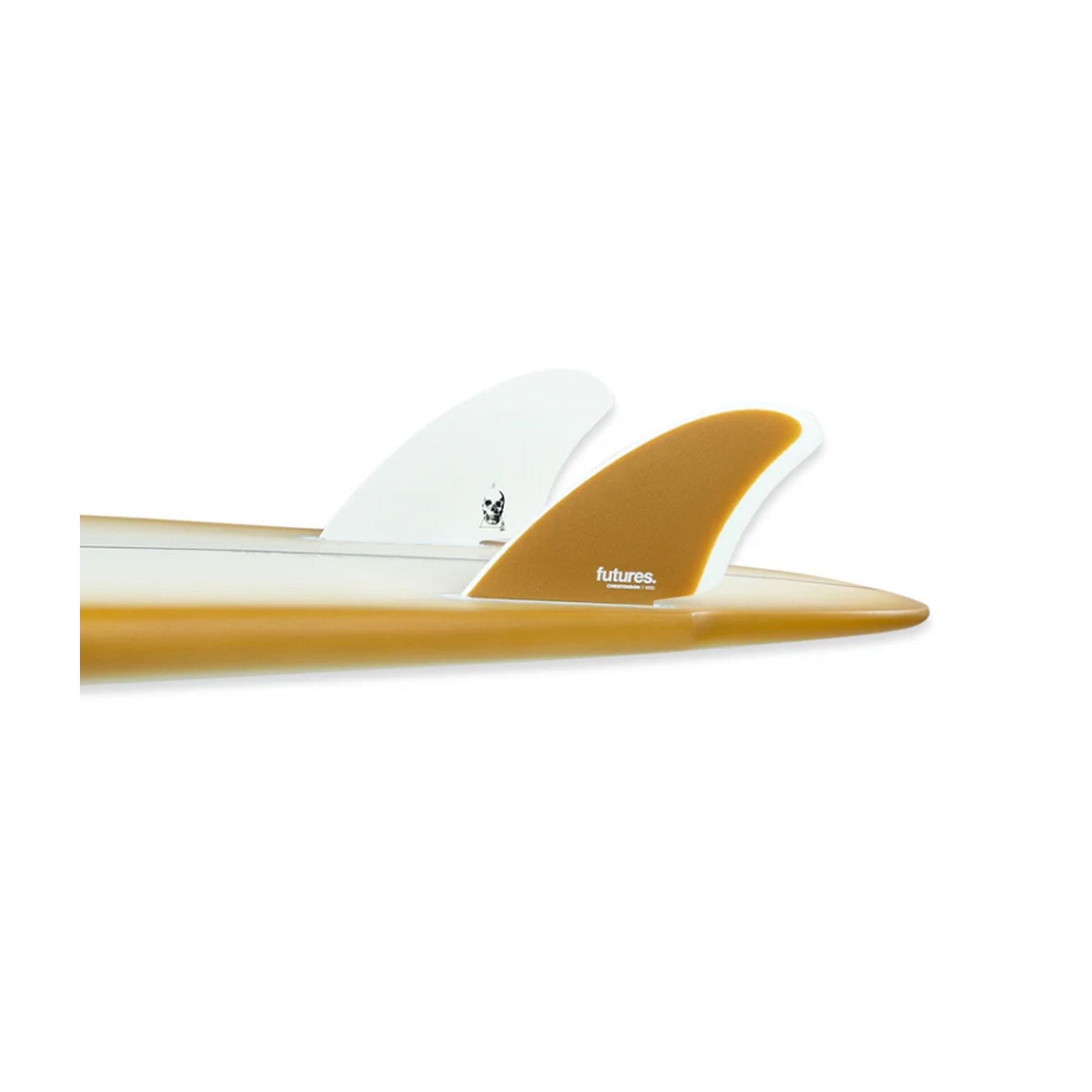 FUTURES Twin Fin Set Christenson KEEL Fiberglass