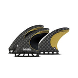 FUTURES Thruster Fin Set 3/2 Blackstix+
