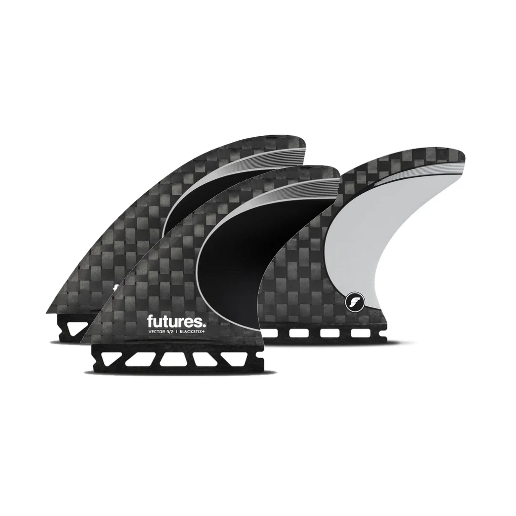 FUTURES Thruster Fin Set 3/2 Blackstix+