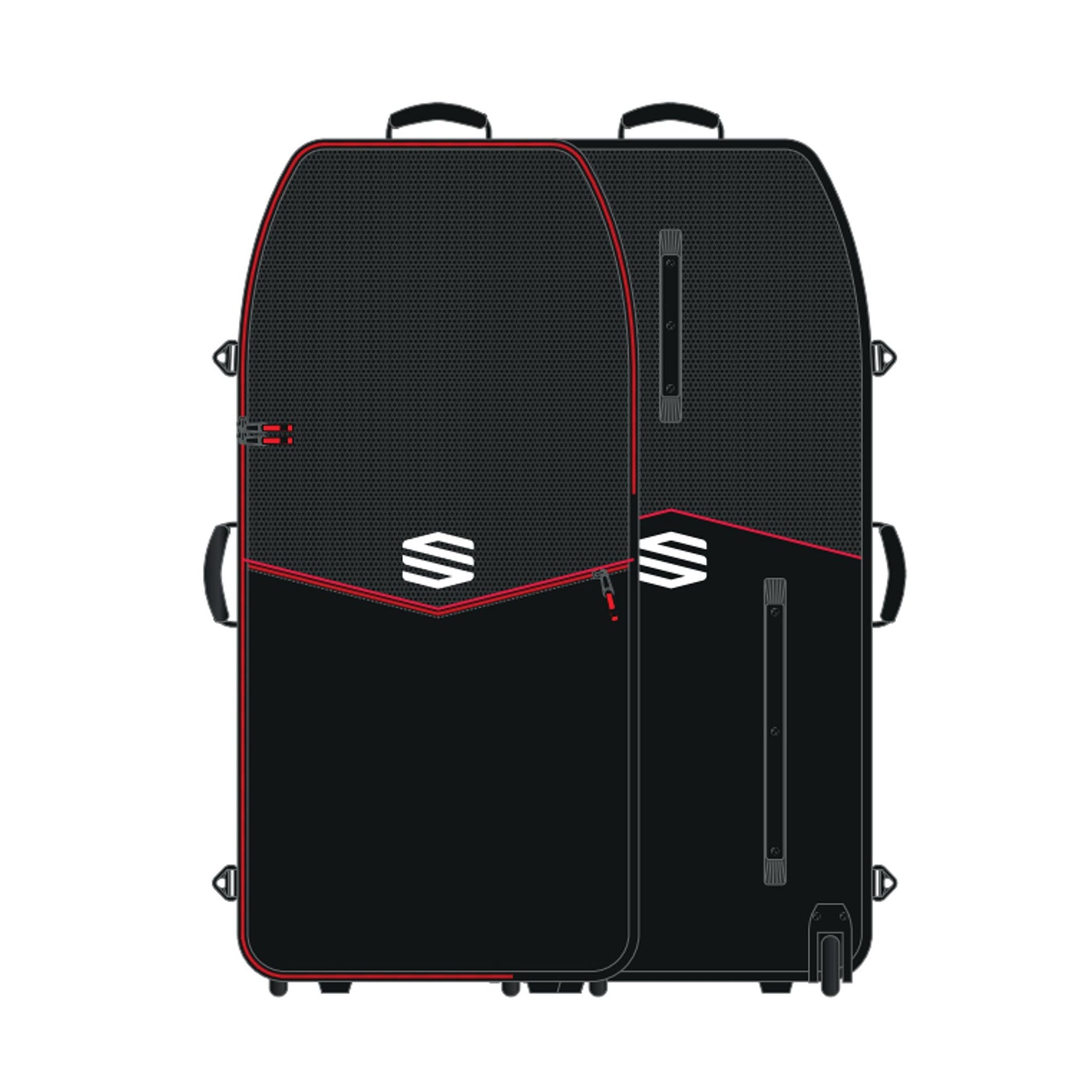 SNIPER Bodyboard Tasche Rollcover mit Rädern