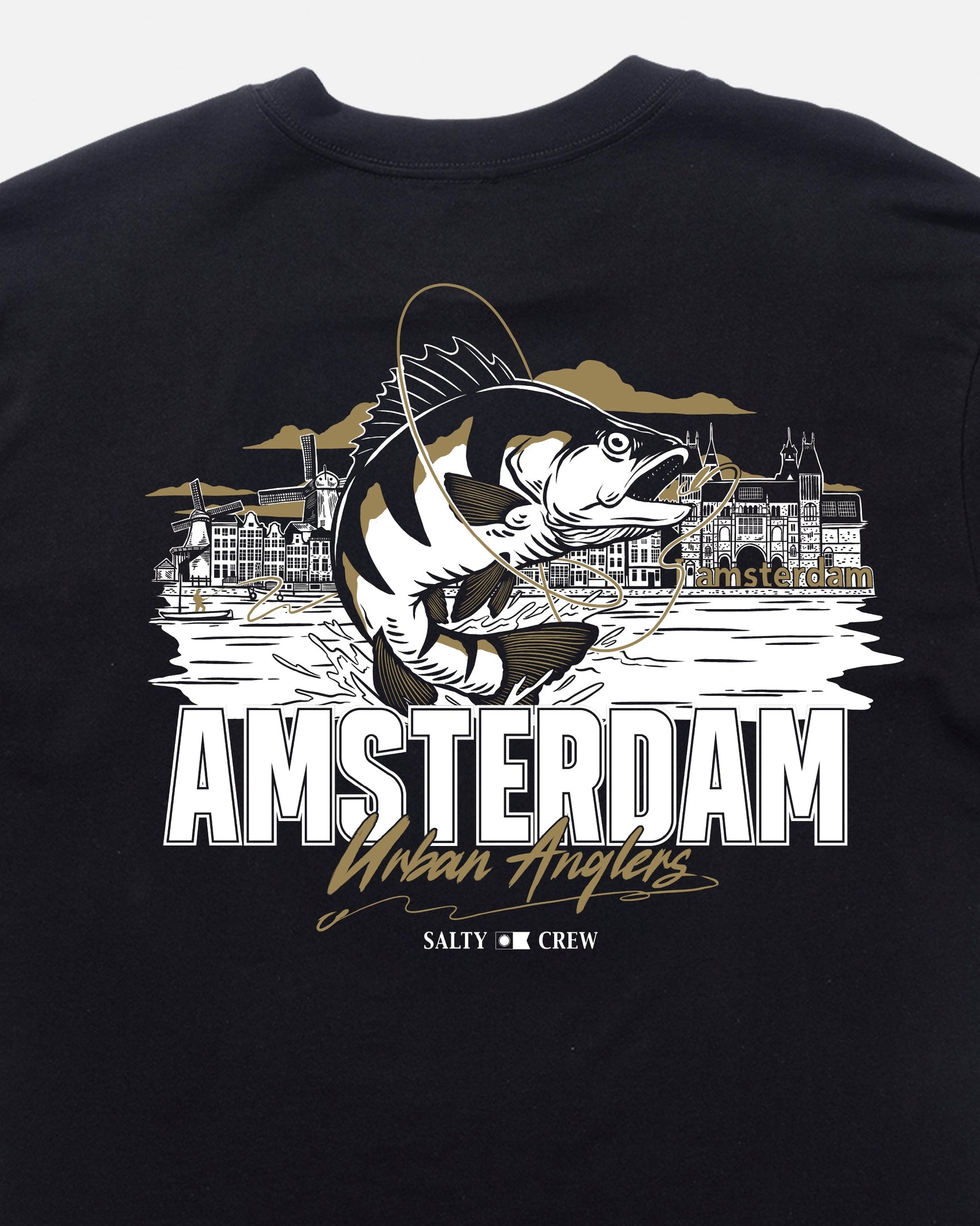 Salty Crew Amsterdam Urban Angler Tee