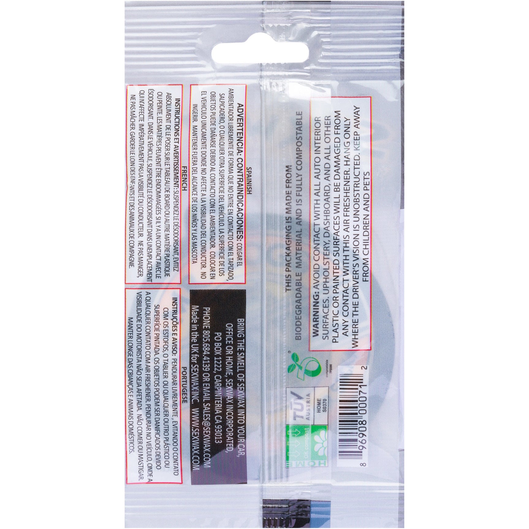 Sex Wax Air Freshner - Coconut