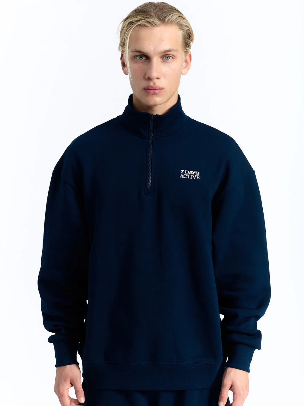 7 Days Active Organic Regular Half Zip