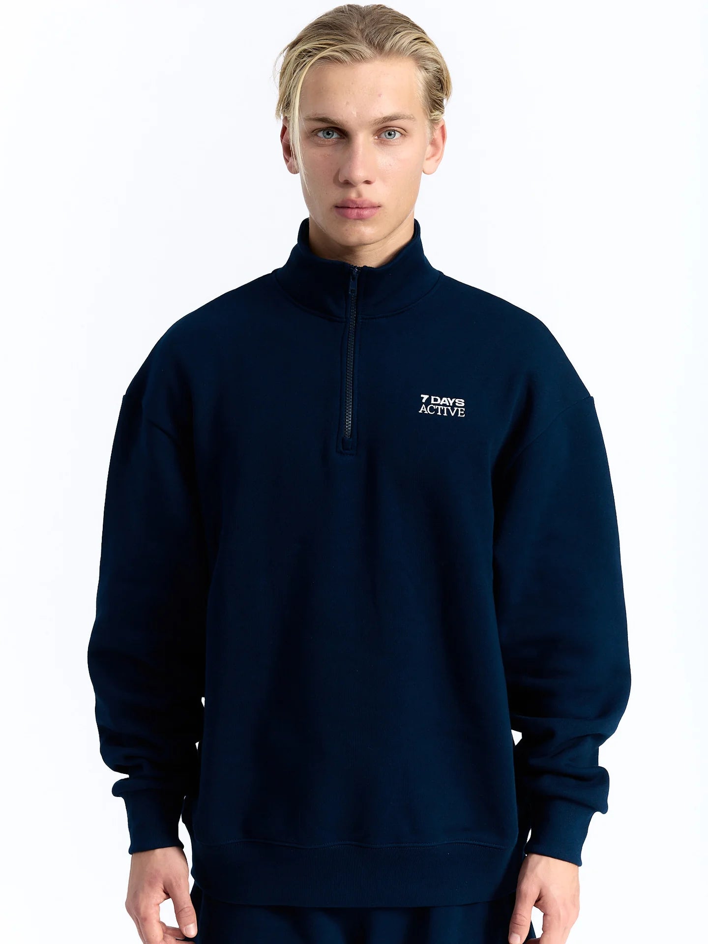 7 Days Active Organic Regular Half Zip