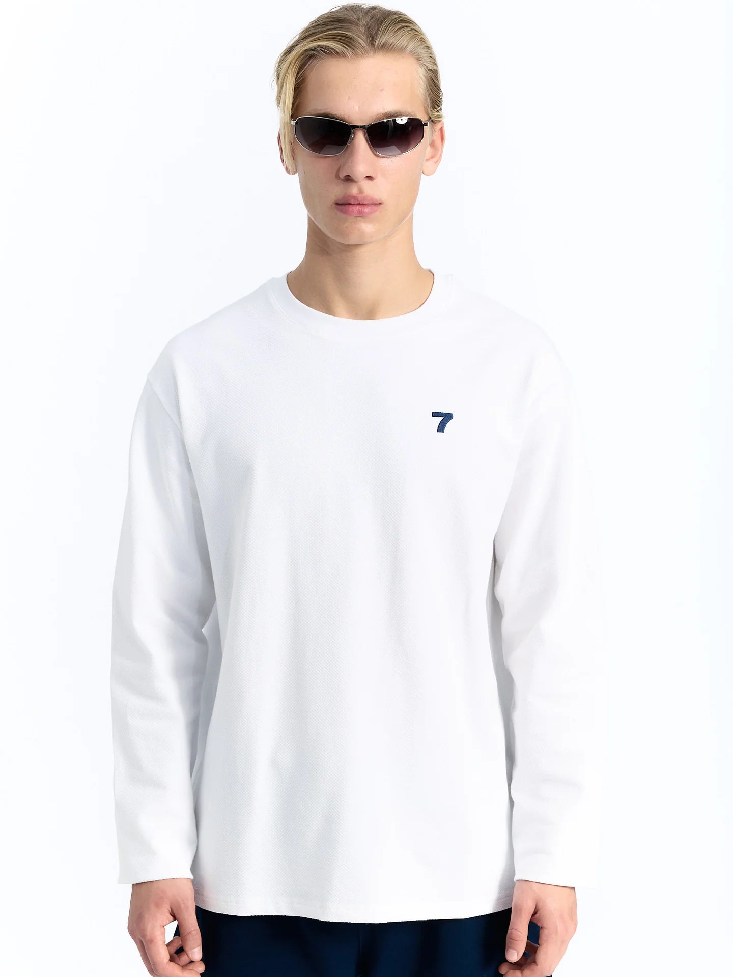 7 Days Active Waffle Longsleeve Tee