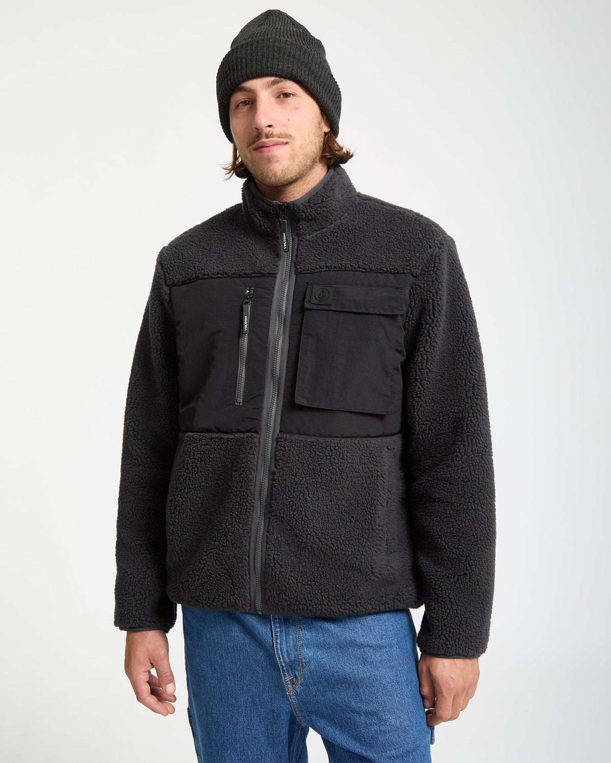 Volcom Storm Stone Zip Sherpa Jacket