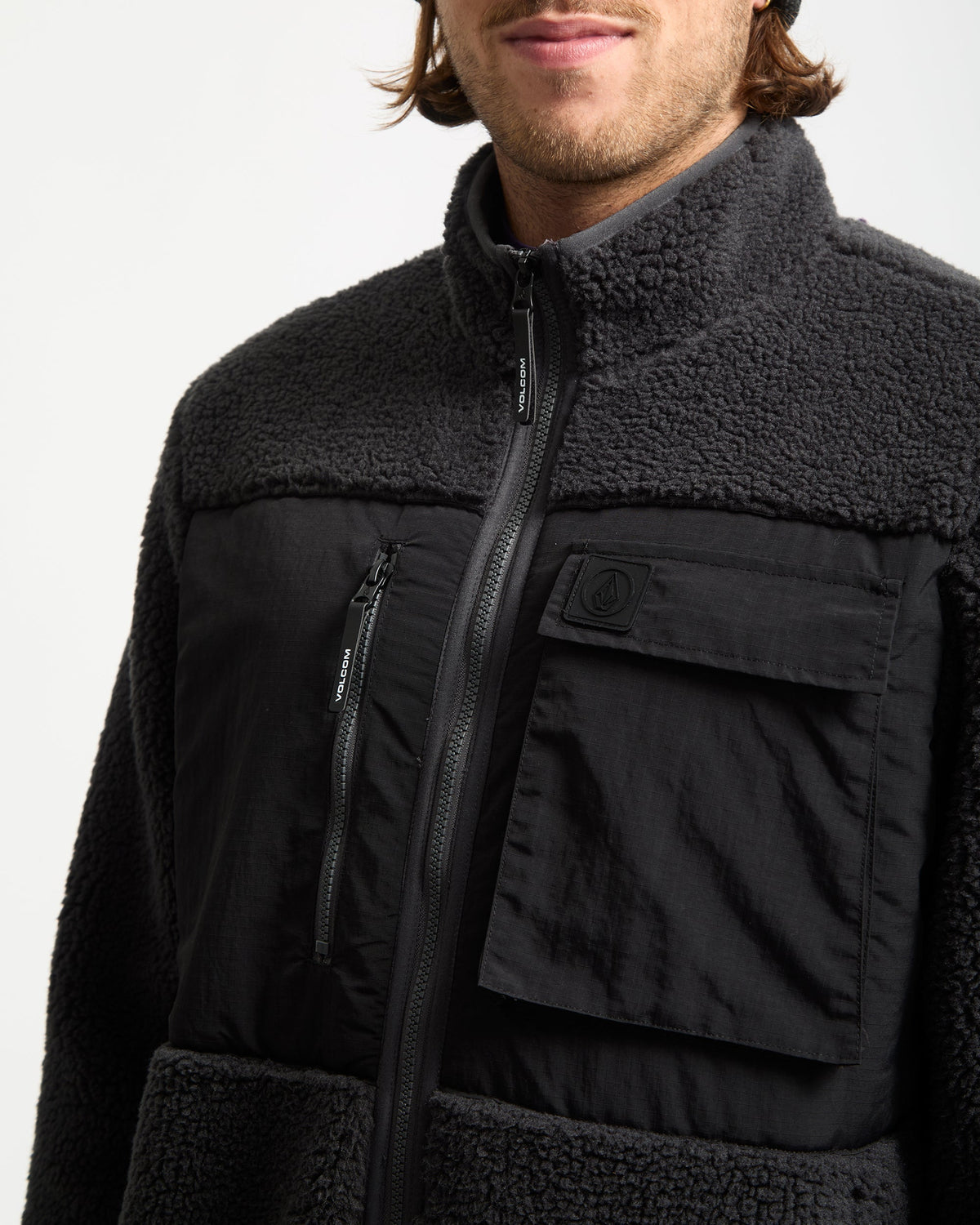 Volcom Storm Stone Zip Sherpa Jacket
