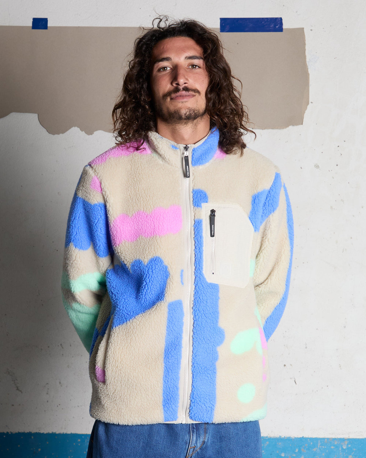 Volcom Carrau Fuzzar Zip Sherpa Jacket