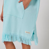 Ocean & Earth Ladies Waffle Hooded Poncho