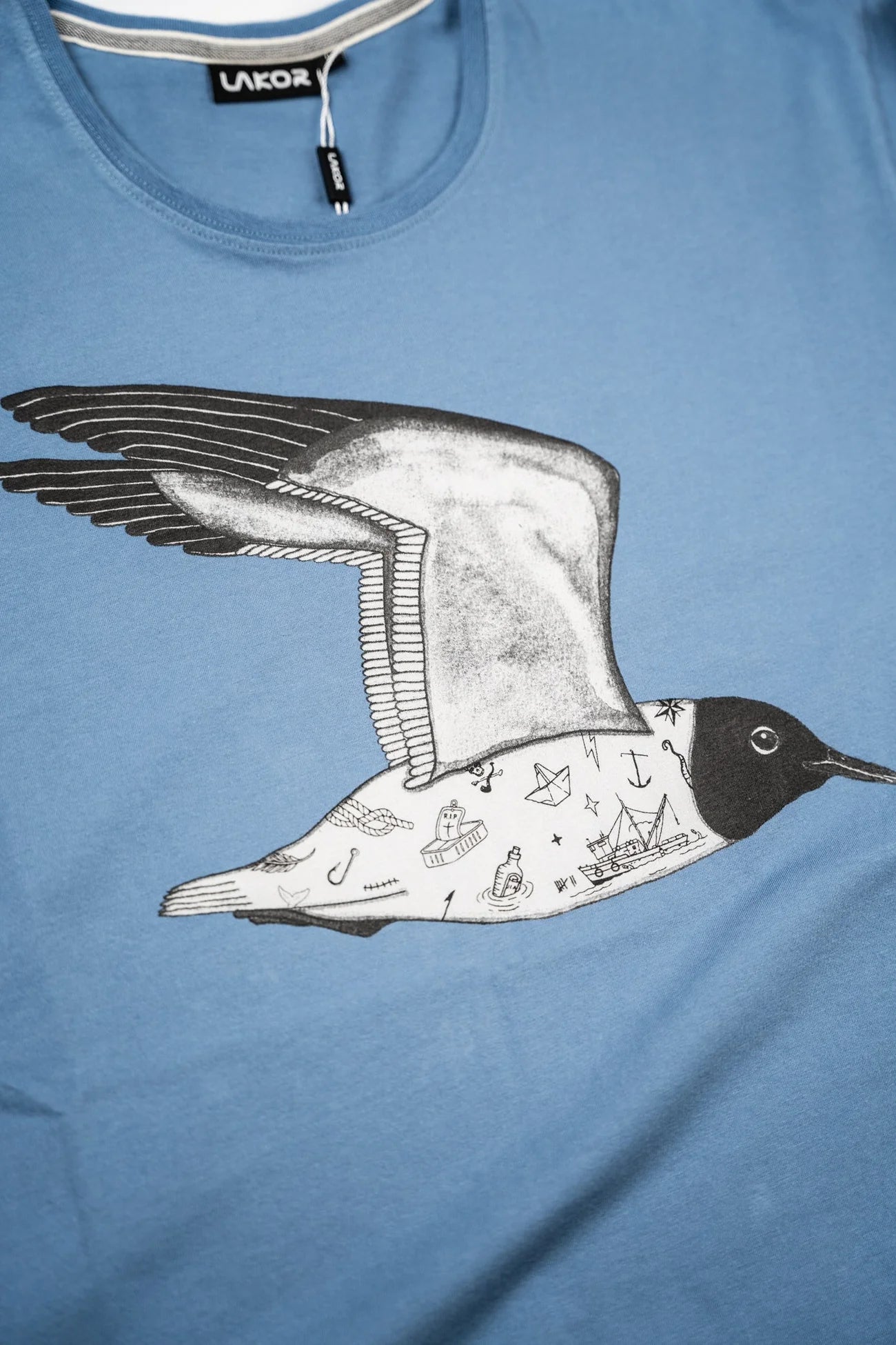 Lakor Tattooed Seagull T-shirt