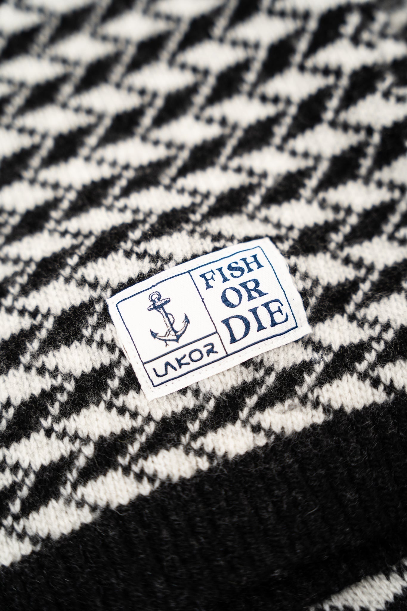 Lakor Faroese Fisher Knit Off White / Black 3