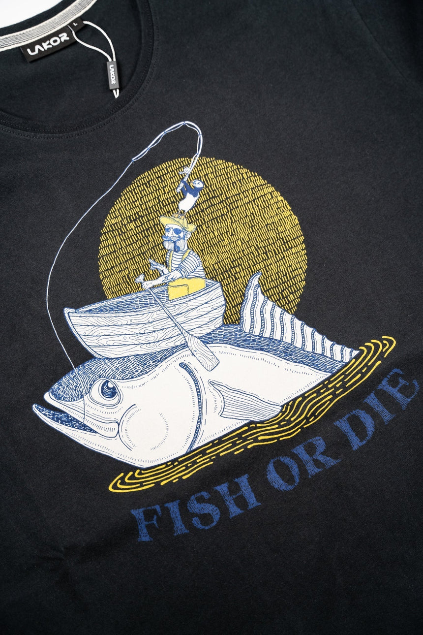 Lakor Reel Big Fish T-shirt Moonless Night 2