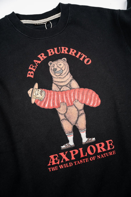 Lakor Bear Burrito Crewneck Moonless Night 2