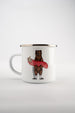 Lakor Bear Burrito Emaljekrus White 1