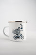 Lakor Coffee On The Go Emaljekrus White 1