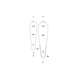 Duotone EVA grip Platinum Aero (2pcs) (SS22-onw)