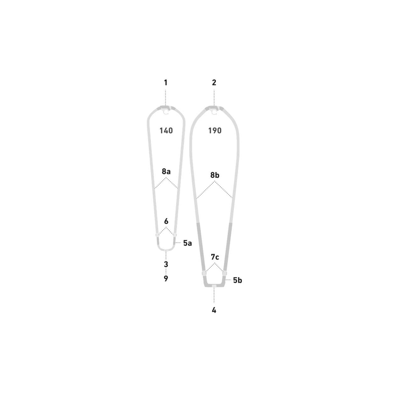 Duotone EVA grip Platinum Aero (2pcs) (SS22-onw)