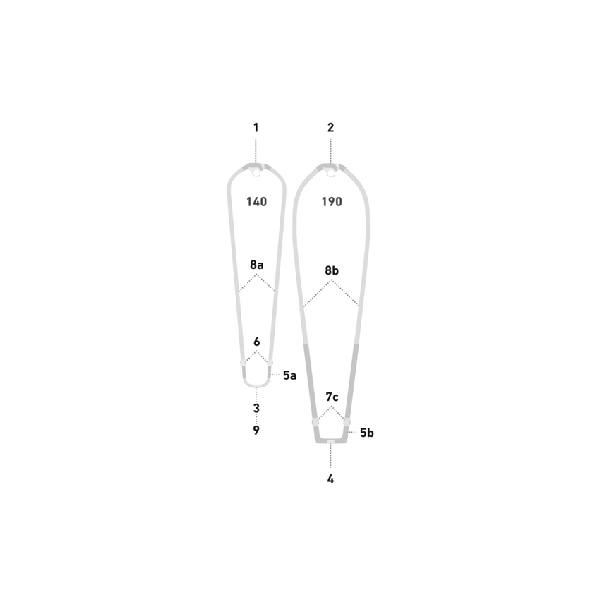 Duotone EVA grip Platinum Aero (2pcs) (SS22-onw)