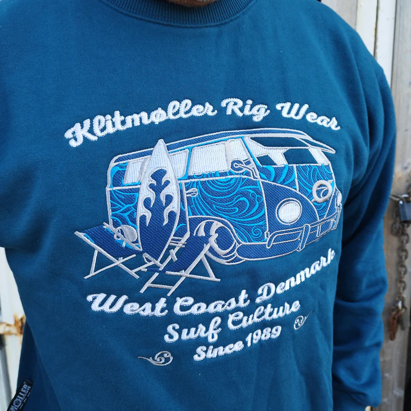 Klitmøller Rig Wear VW Sweat - Petrol
