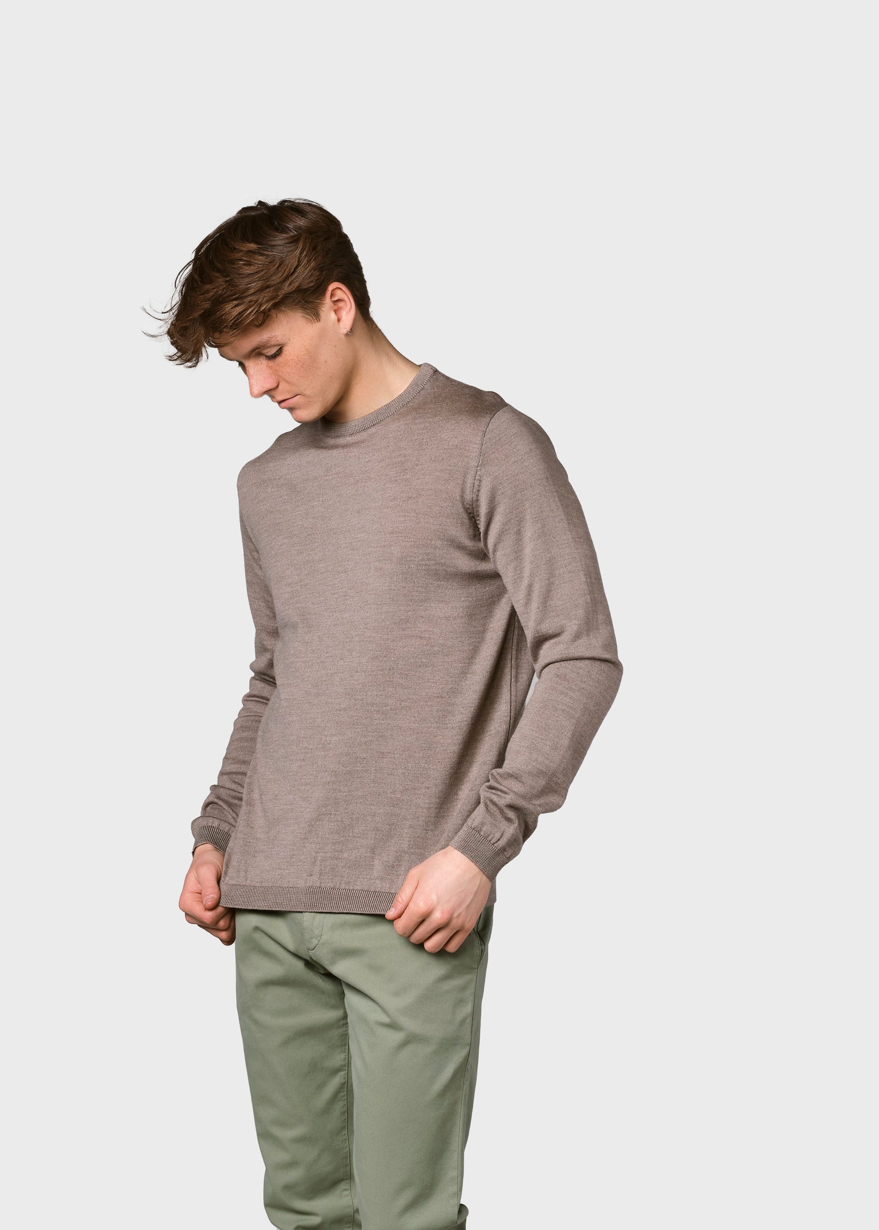 Klitmøller Collective Mens basic merino knit