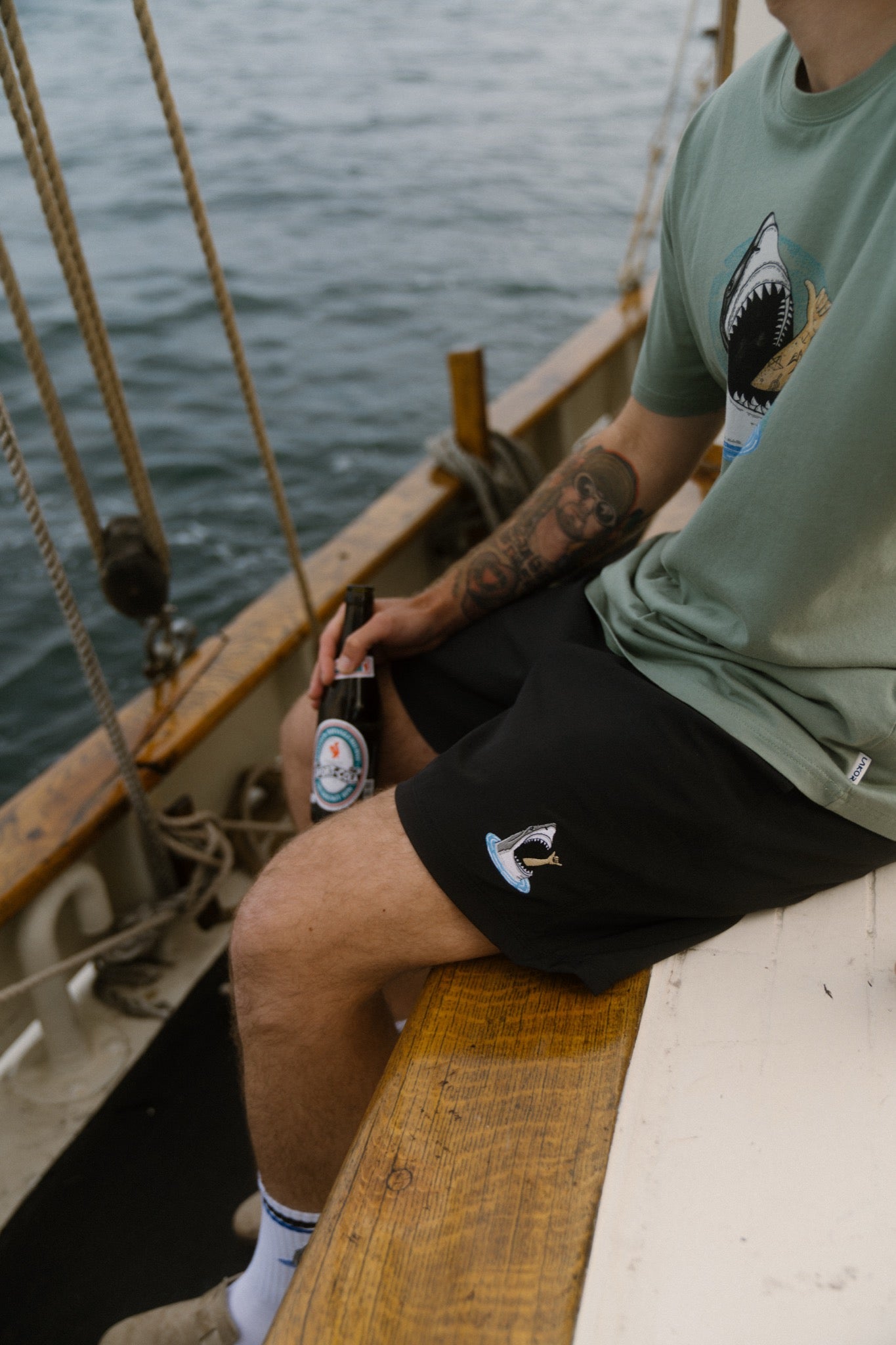 Lakor Mini Shark Shaka Swim Shorts