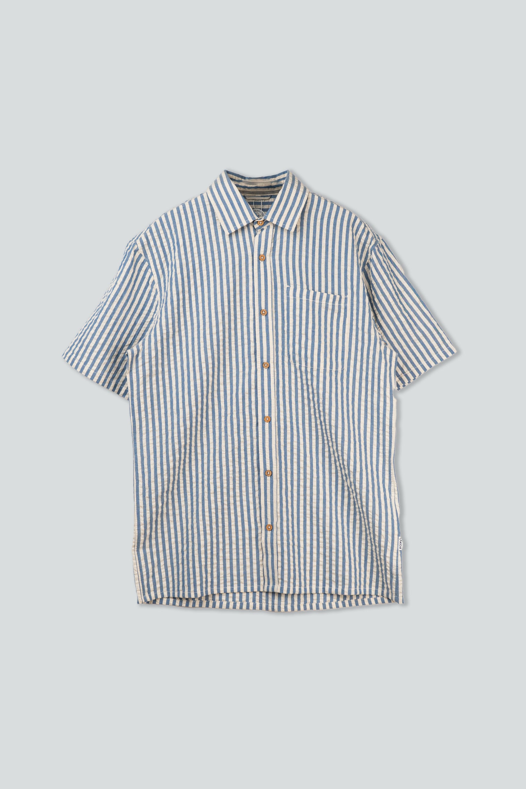 Lakor Seer Sucker Short Sleeve Shirt
