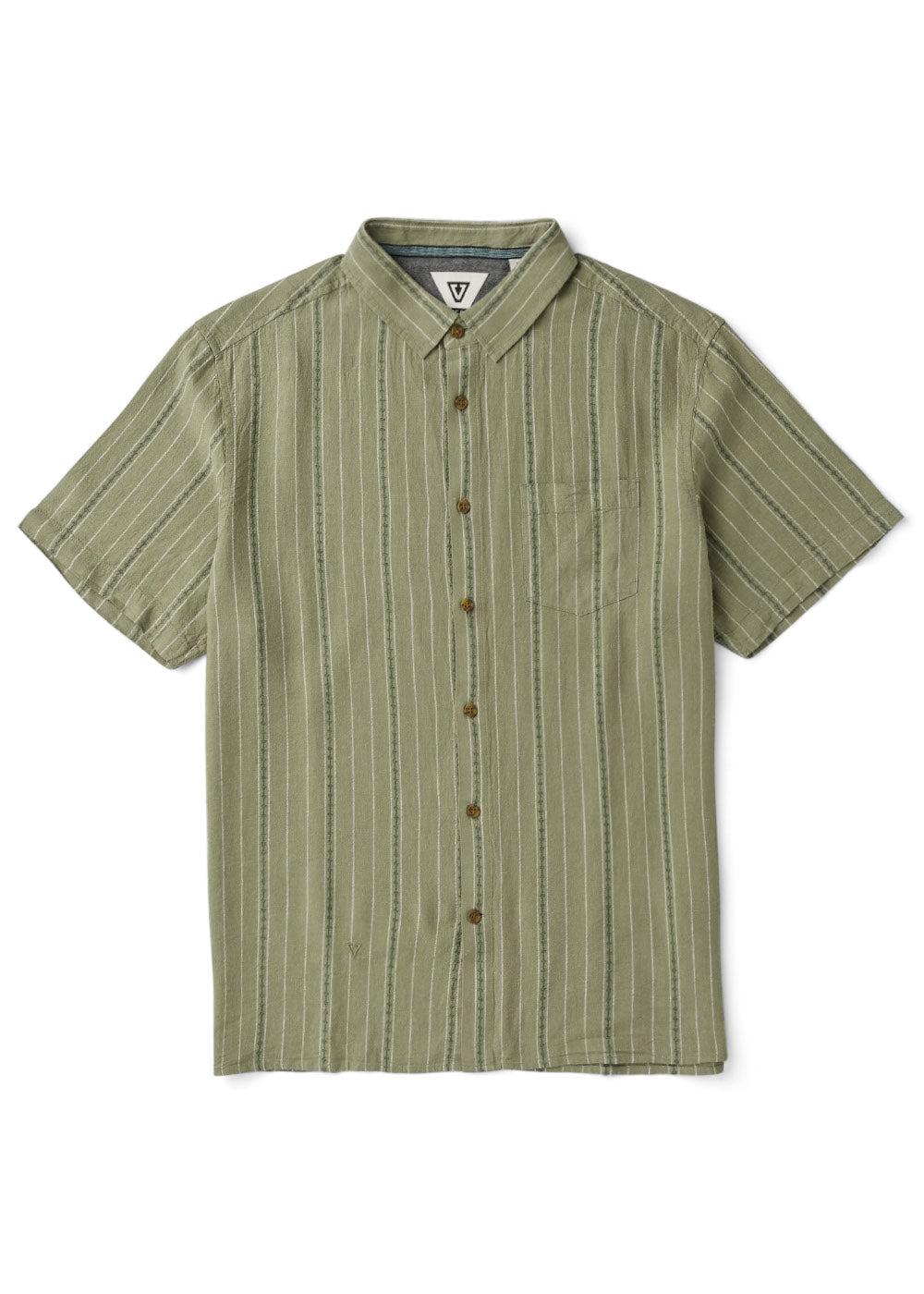Vissla Linen Pin S/S Shirt