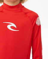 Rip Curl Brand Wave Upf L/S Boys