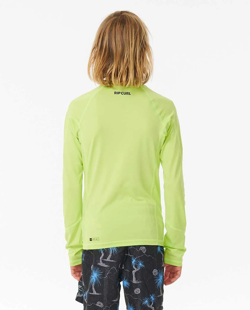 Rip Curl Brand Wave Upf L/S Boys