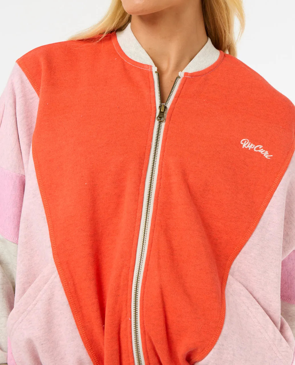 Rip Curl Colour Block Zip Thru Womens