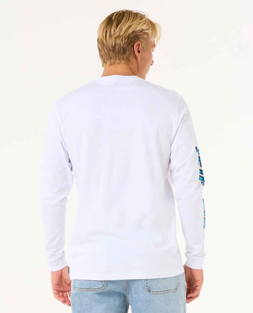 Rip Curl Fade Out Icon L/S Tee Mens