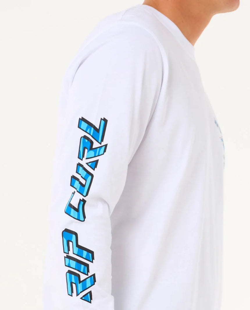 Rip Curl Fade Out Icon L/S Tee Mens