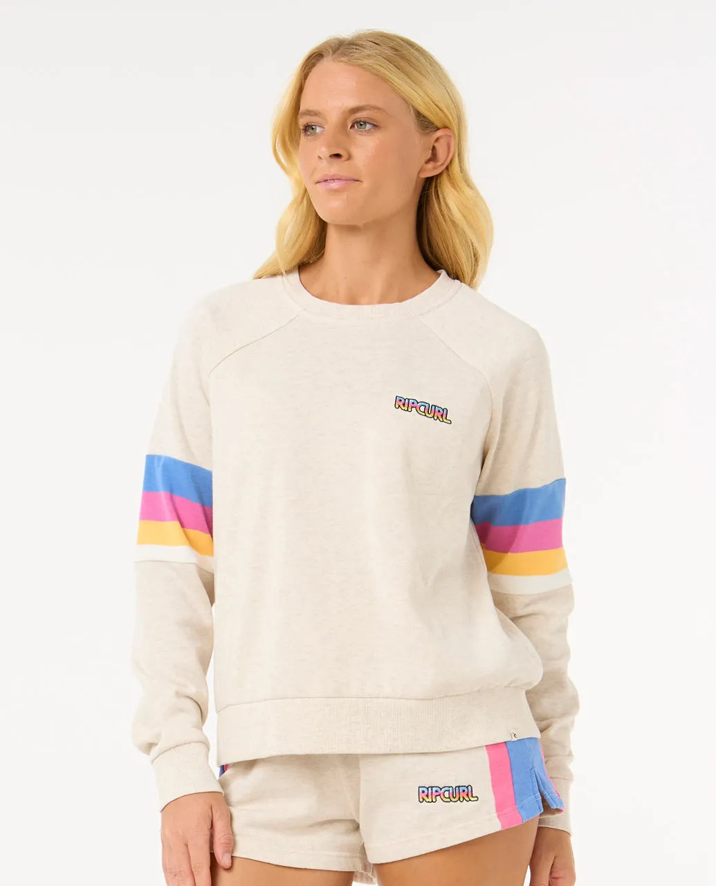 Rip Curl Las Dalias Raglan Crew Womens